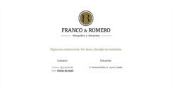 Desktop Screenshot of franco-romero.com